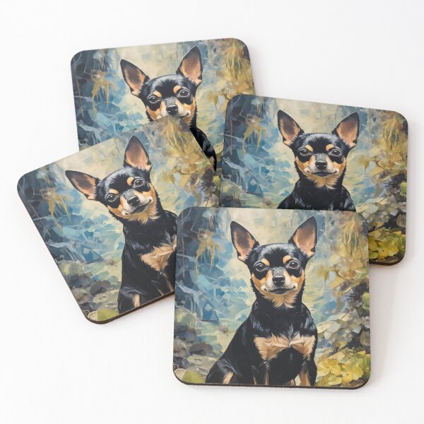 Item preview, Chihuahua Portrait in Floral Setting designed and sold by PetsArt.