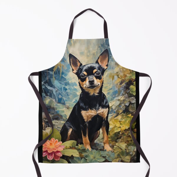 Item preview, Chihuahua Portrait in Floral Setting designed and sold by PetsArt.