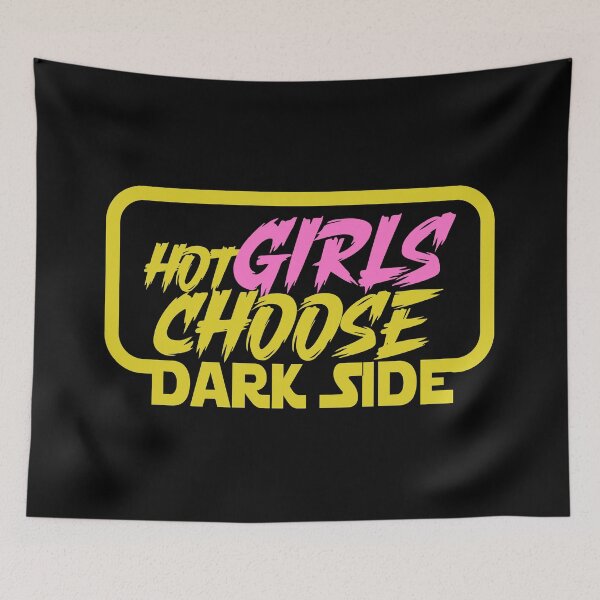 Item preview, Hot Girls Choose Dark Side designed and sold by HardDraw.