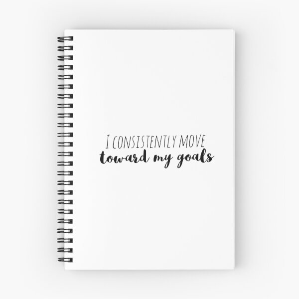 Item preview, I Consistently Move Toward My Goals – Affirmation – Progress-Focused Typography designed and sold by Camila  Ardila.