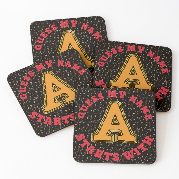 Item preview, Guess My Name Starts With "A"  | Mystery Alphabet Letter "A" Design designed and sold by ManyVersee.
