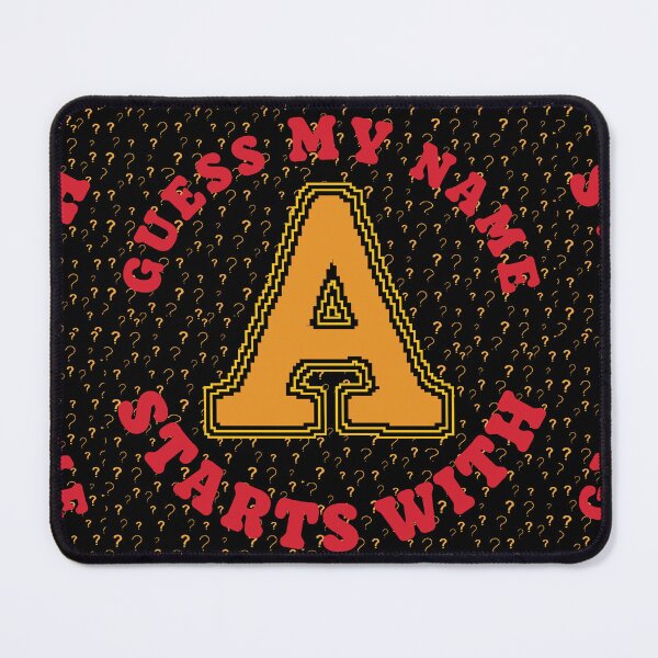 Item preview, Guess My Name Starts With "A"  | Mystery Alphabet Letter "A" Design designed and sold by ManyVersee.