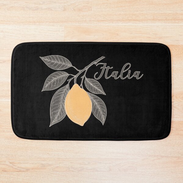 Item preview, Vintage Lemon Twig with Sepia Leaves and Italia Text – Italian Botanical Citrus Art designed and sold by EmeraldeaArt.