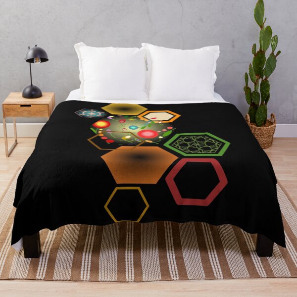 Item preview, Hexagon and florals designed and sold by adiosmillet.