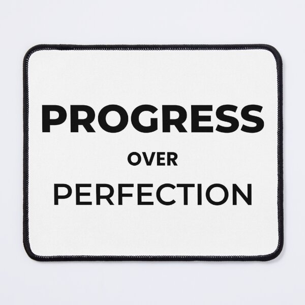 Item preview, Progress Over Perfection – Motivational Quote for Growth Mindset designed and sold by thoratsdesign.