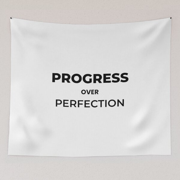 Item preview, Progress Over Perfection – Motivational Quote for Growth Mindset designed and sold by thoratsdesign.