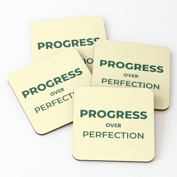 Item preview, Progress Over Perfection – Daily Reminder for Hustlers and Dreamers designed and sold by thoratsdesign.
