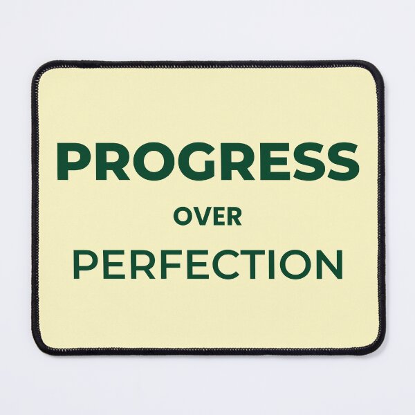 Item preview, Progress Over Perfection – Daily Reminder for Hustlers and Dreamers designed and sold by thoratsdesign.