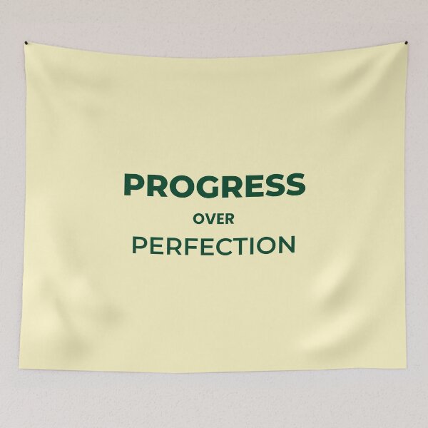 Item preview, Progress Over Perfection – Daily Reminder for Hustlers and Dreamers designed and sold by thoratsdesign.