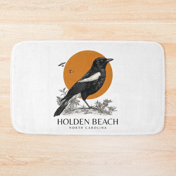 Item preview, A Vintage Illustration of Holden Beach - North Carolina - US  designed and sold by GoodOldVintage.