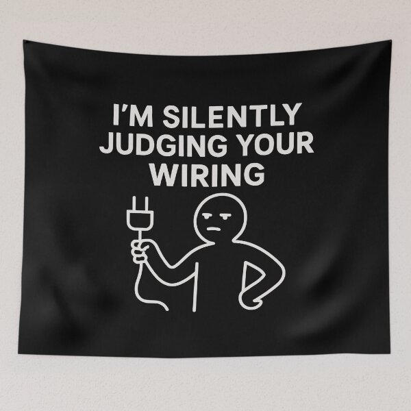 Item preview, I’m Silently Judging Your Wiring Funny Electrician designed and sold by tmerchtrends.