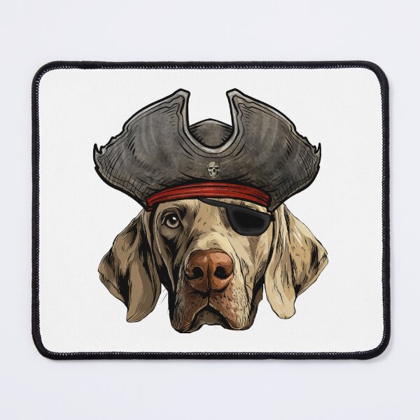 Item preview, Weimaraner Pirate designed and sold by whyitsme.