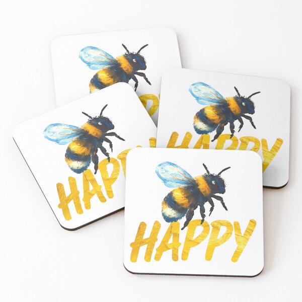 Artikelvorschau, Bee Happy Gold entworfen und verkauft von FarieArt.