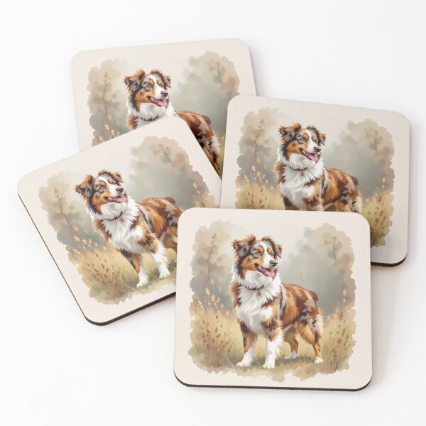 Item preview, Aussie - Red Merle Australian Shepherd Dog designed and sold by csforest.