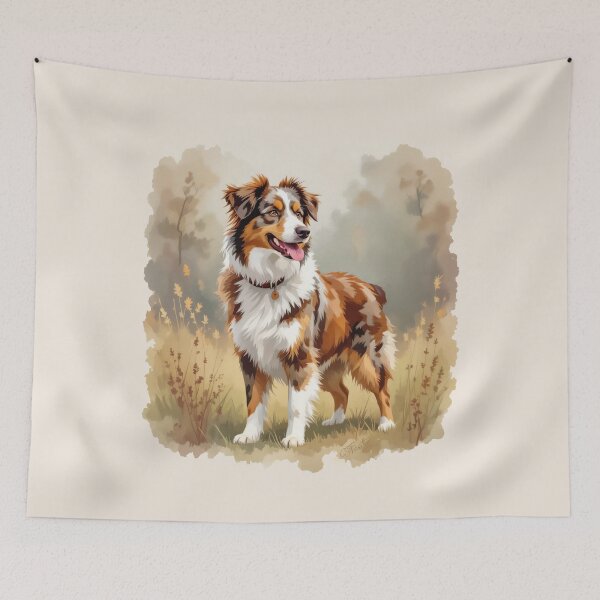 Item preview, Aussie - Red Merle Australian Shepherd Dog designed and sold by csforest.