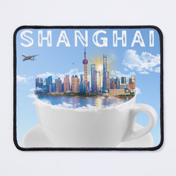 Item preview, Shanghai in a Teacup – Futuristic Skyline Art designed and sold by Yuli Club.