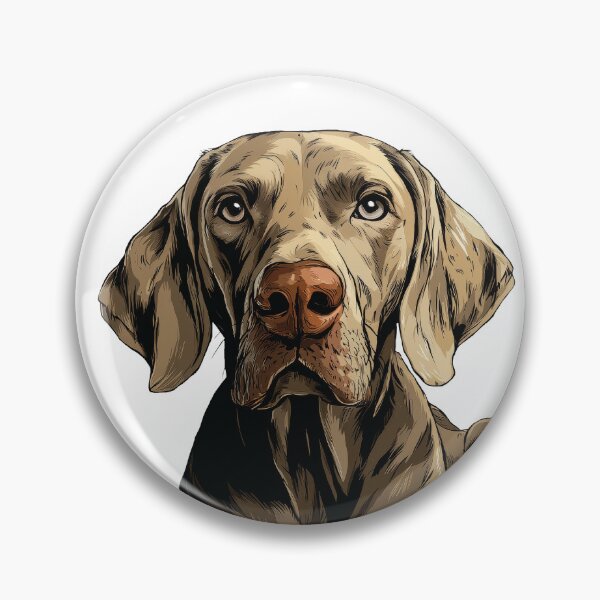Item preview, Weimaraner Dog Illustration designed and sold by whyitsme.