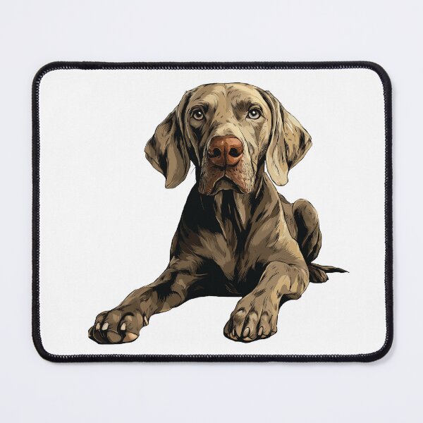 Item preview, Weimaraner Dog Illustration designed and sold by whyitsme.