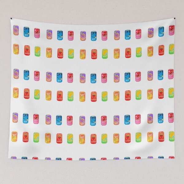 Item preview, Fruity Soda Can Sticker Sheet – Colorful Pop Drink Aesthetic designed and sold by Blueprint&co.