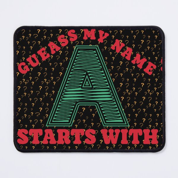 Item preview, Guess My Name Starts With "A"  | Mystery Alphabet Letter "A" Design designed and sold by ManyVersee.