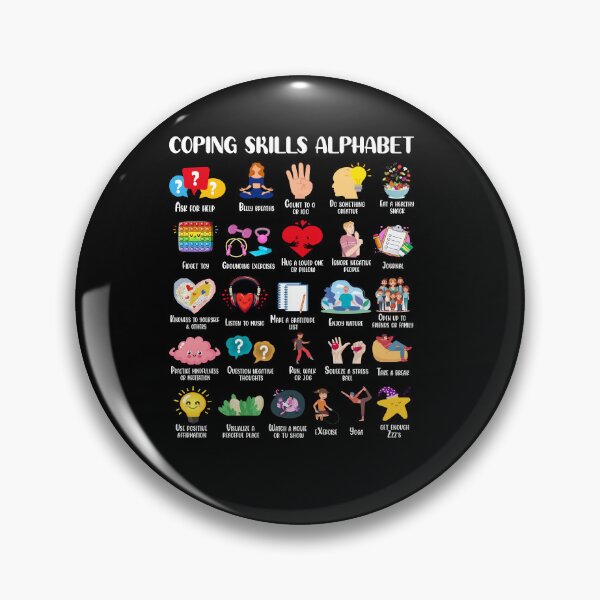Item preview, Coping Skills Alphabet, School Counselor, Occupational Therapy, SPED Teacher, Social Worker designed and sold by behindthefacts.