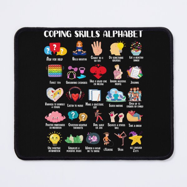Item preview, Coping Skills Alphabet, School Counselor, Occupational Therapy, SPED Teacher, Social Worker designed and sold by behindthefacts.