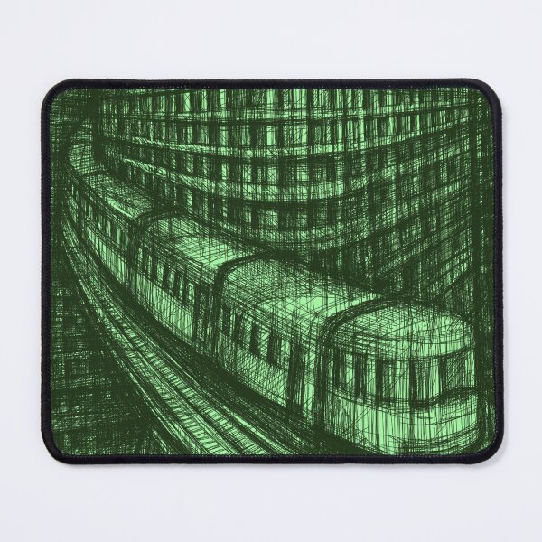 Item preview, Architectural Sketch Gift Futuristic Green Building Drawing Urban Structure Line Art Unique Gift for Architects Architecture Students and Designers designed and sold by IlustratorCAT.