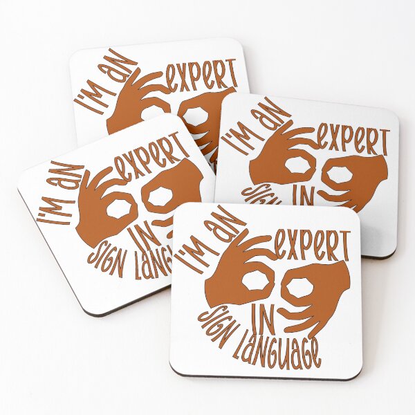 Item preview, I Am an Expert in Sign Language – Sign Language & Communication Design – Accessibility & Gift Idea designed and sold by sednalafandy79.