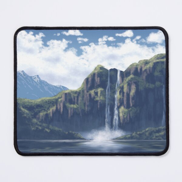 Item preview, Waterfall mountains 1 designed and sold by AnkersArt.