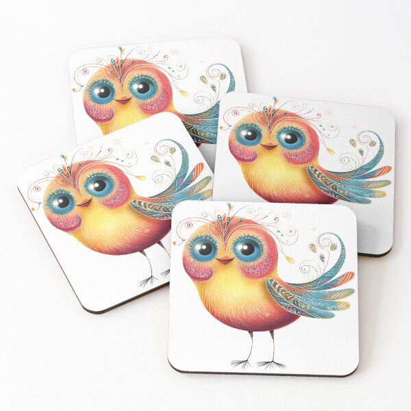 Item preview, Quirky Whimsical Bird designed and sold by Eiwaprints.