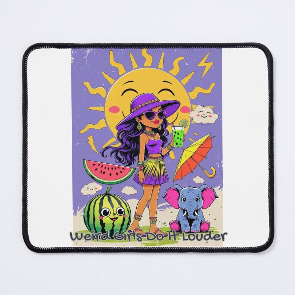 Item preview, Weird Girls Do It Louder – Summer Chaos Vibes designed and sold by Mosaic by M.