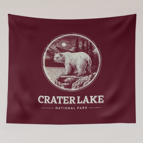 Item preview, Crater Lake National Park - Oregon - USA designed and sold by GoodOldVintage.
