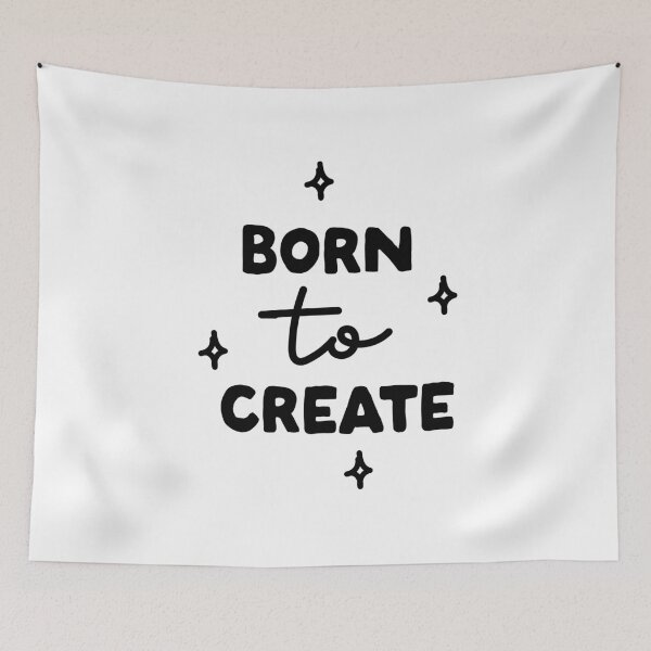 Item preview, Born To Create - Motivational Quote -  A Sacred Message for Inspired Living designed and sold by Bojana Studio.