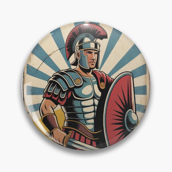 Item preview, Vintage Italian Roman Gladiator Warrior Colloseum Retro designed and sold by PietrzakDesign.