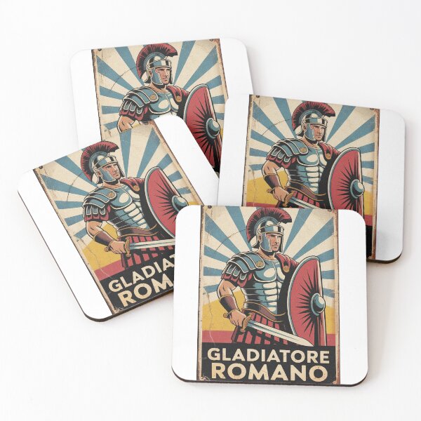 Item preview, Vintage Italian Roman Gladiator Warrior Colloseum Retro designed and sold by PietrzakDesign.