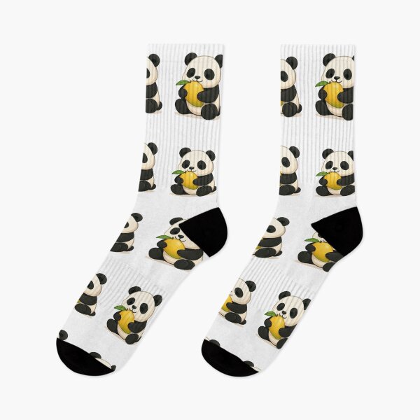 Item preview, Panda eating mango designed and sold by YourFavBuddy.