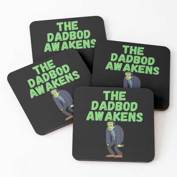 Item preview, The Dadbod Awakens - Funny Halloween Dadbod Design designed and sold by Coaster Culture Industries.