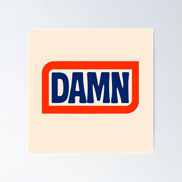 Item preview, DAMN  designed and sold by CharmStudio.