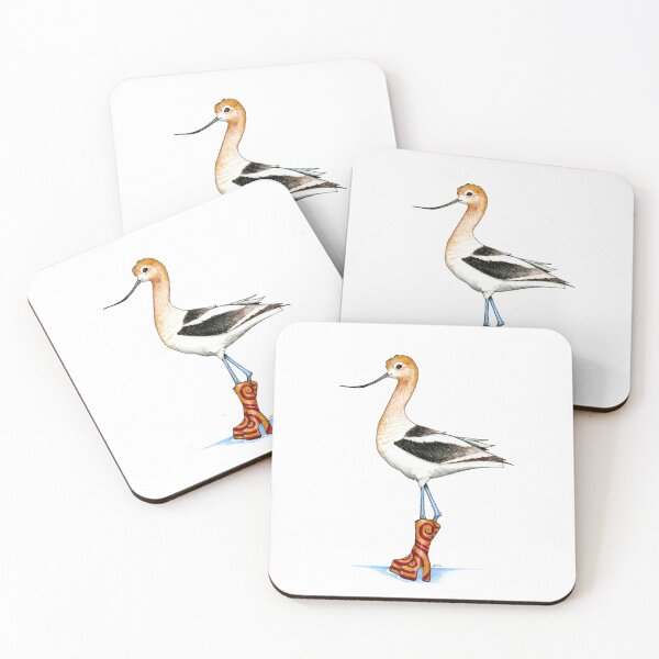 Item preview, American Avocet in Mod Boots designed and sold by JimsBirds.