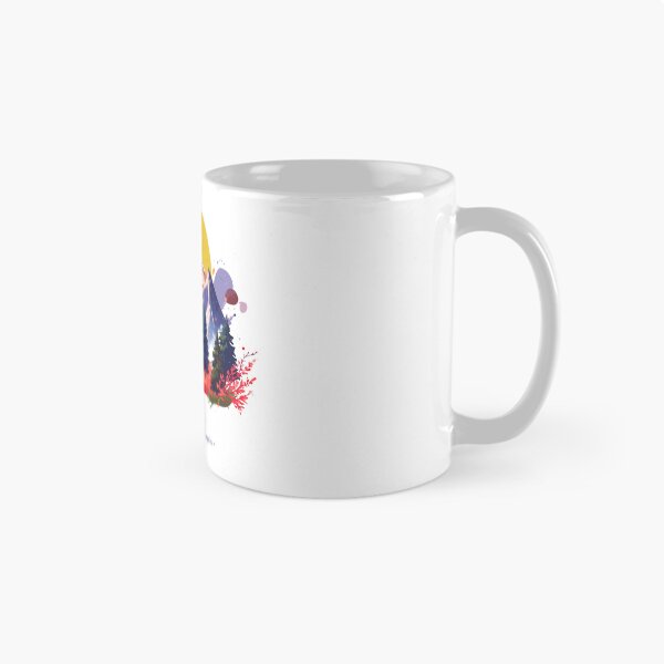 Item preview, Stylized pine forest with subtle mountain peaks in the distance designed and sold by OooPstudio.