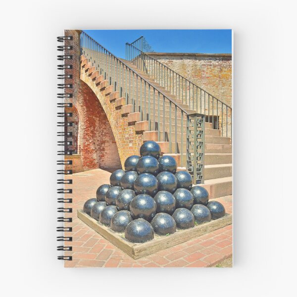 Item preview, Cannon Balls And The Stairs At Fort Macon North Carolina Vertica designed and sold by LisaWootenPhoto.