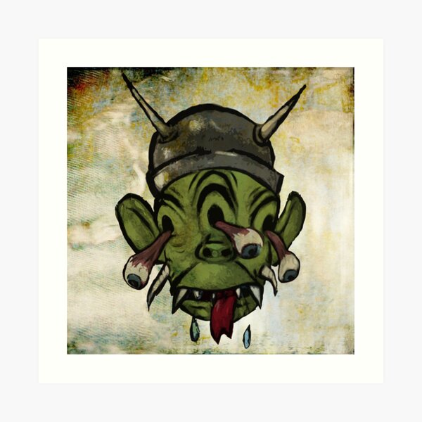 Three Eyed Martian Art Print