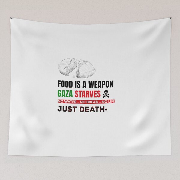 Item preview, Food Is A Weapon – Gaza Starves designed and sold by Tee-Show.