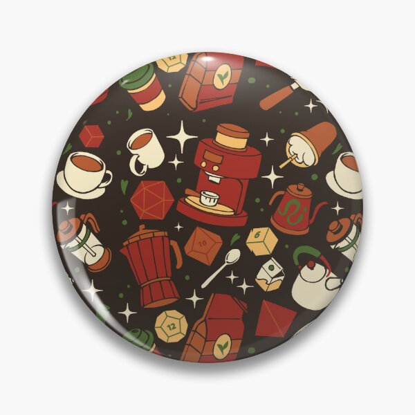 Item preview, I Heart Coffee Dice Pattern by Tobe Fonseca designed and sold by Tobe Fonseca®.