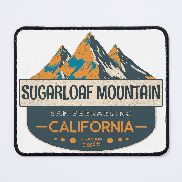 Item preview, Sugarloaf Mountain, San Bernardino Mountains, California, Mountain Design designed and sold by Wanderful-roads.