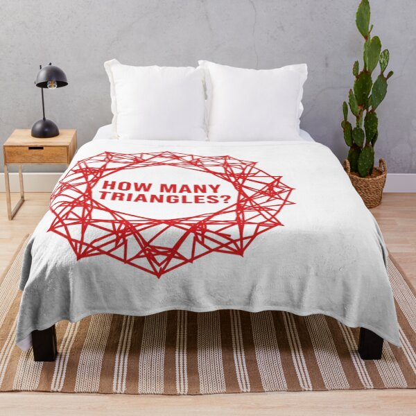 Item preview, Brain Teaser- How Many Triangles? The Ultimate Visual Brain Teaser Challenge designed and sold by wellie-chic.