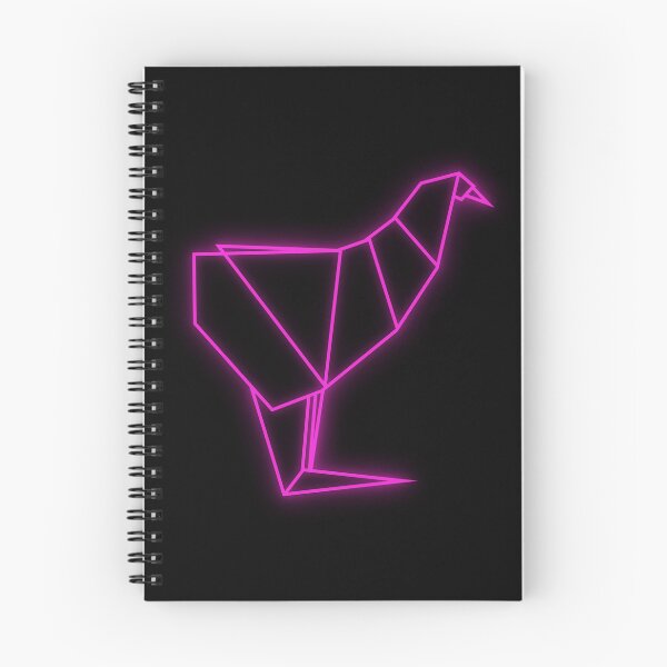 Item preview, Blade Runner Neon Purple Chicken Origami designed and sold by Power Up Prints.
