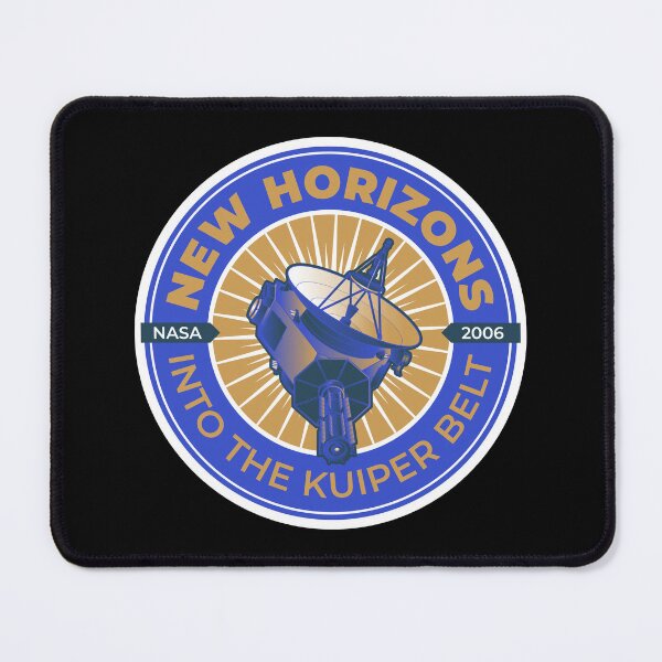 Item preview, New Horizons Spacecraft. NASA 2006. Into the Kuiper Belt. Commemorative Badge designed and sold by BGALAXY.
