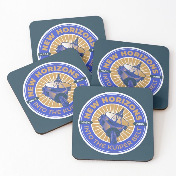 Item preview, New Horizons Spacecraft. NASA 2006. Into the Kuiper Belt. Commemorative Badge designed and sold by BGALAXY.