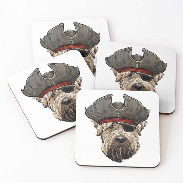 Item preview, Wheaten Terrier Pirate designed and sold by whyitsme.